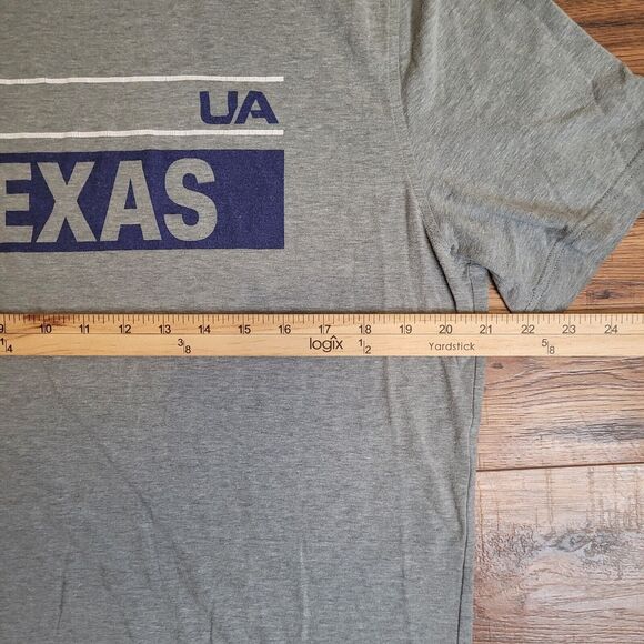 Under Armour Tee Athletic Shirt Men Size M Gray Short Sleeve Crew Neck Casual - Picture 6 of 10